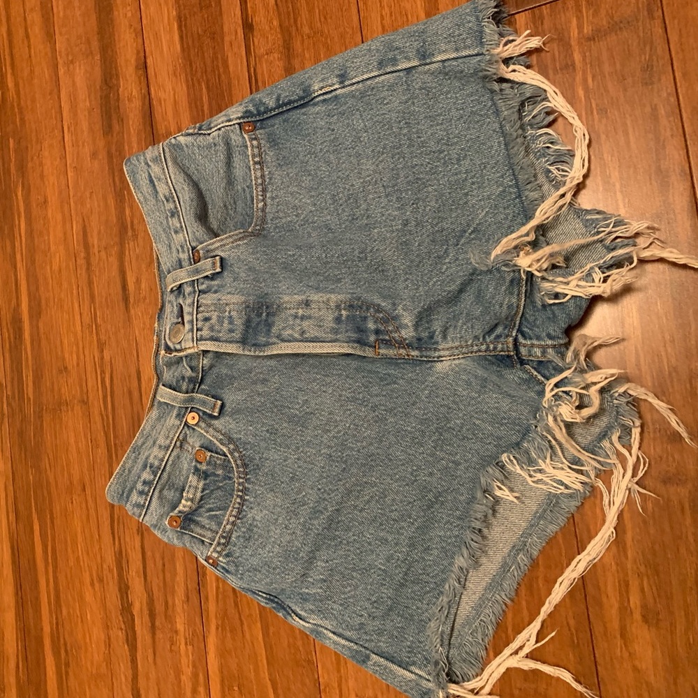 Levi’s 501 high rise shorts